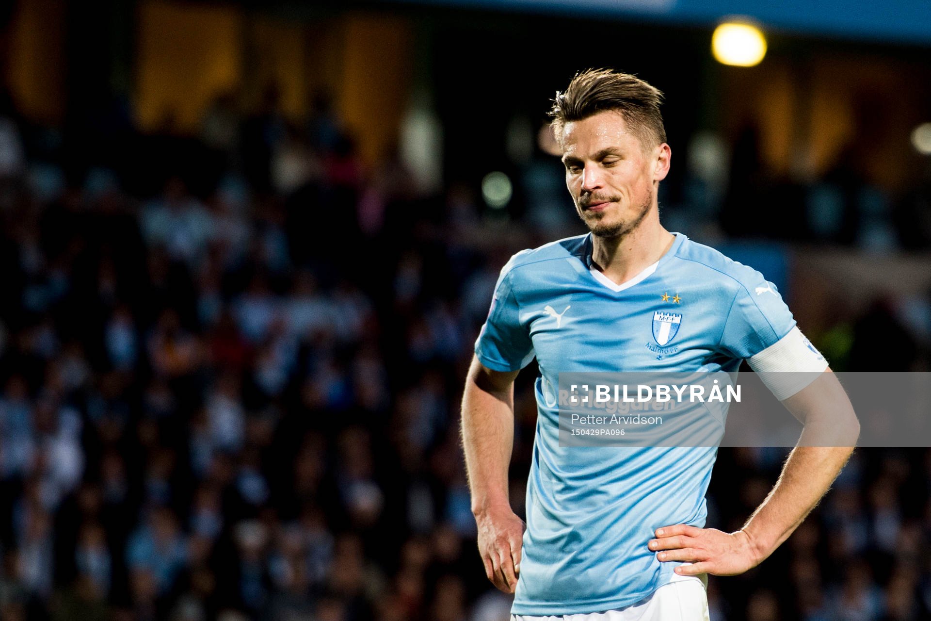 Malmö FFs Markus Rosenberg deppar