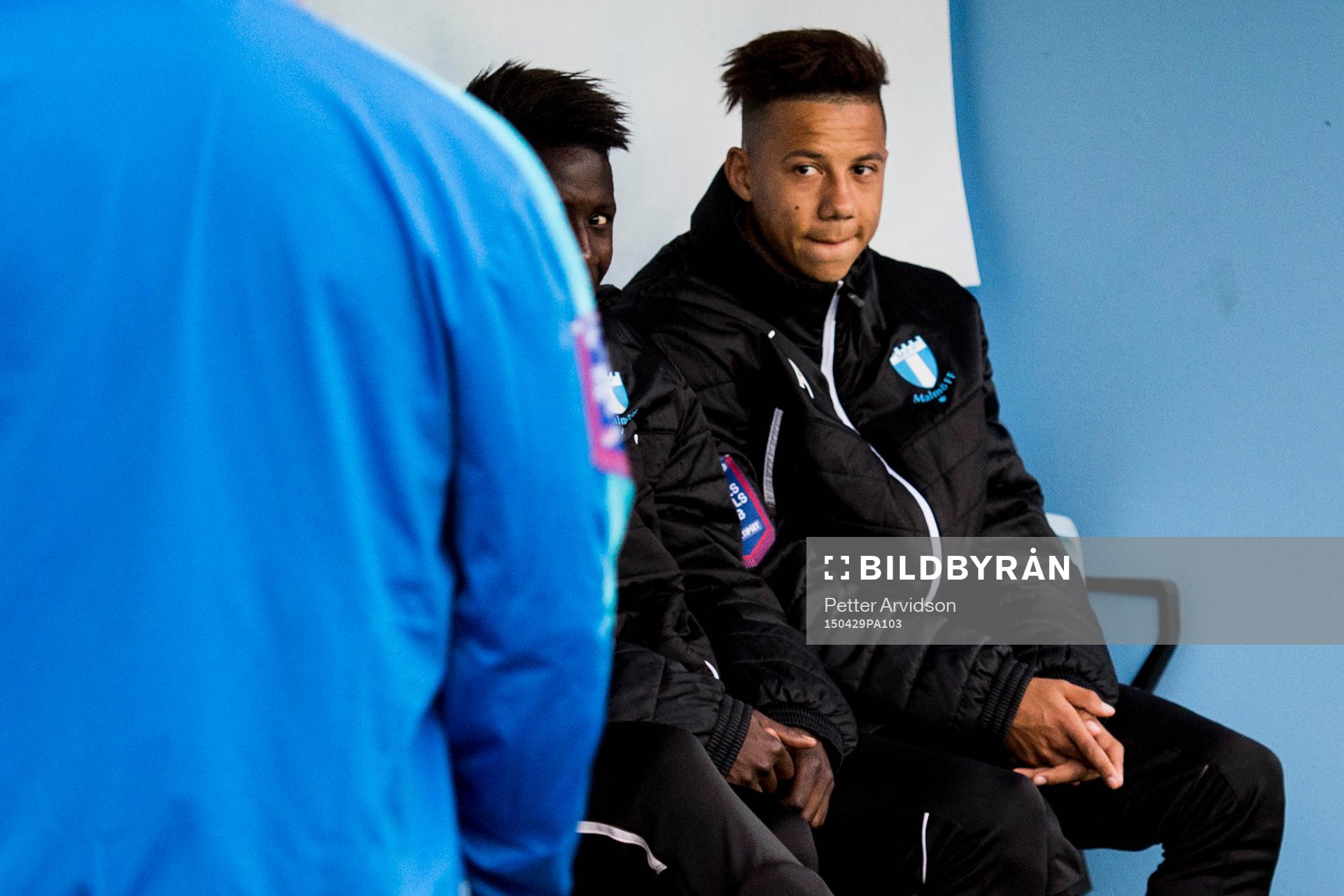 Malmö FFs Tobias Sana på bänken