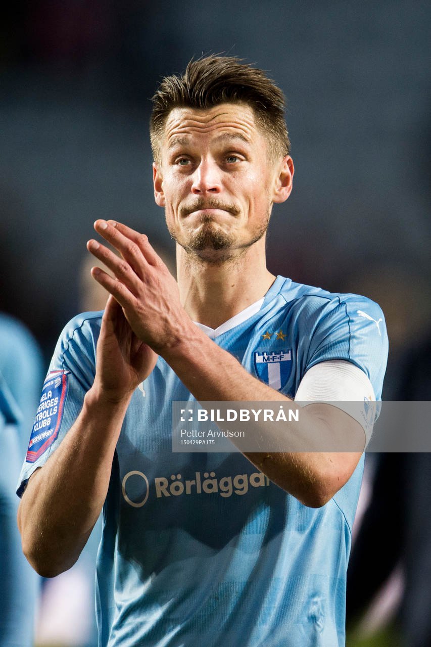 Malmö FFs Markus Rosenberg tackar publiken