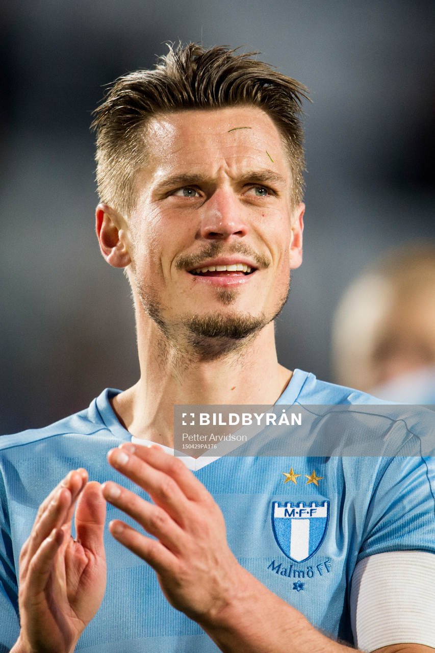 Malmö FFs Markus Rosenberg tackar publiken