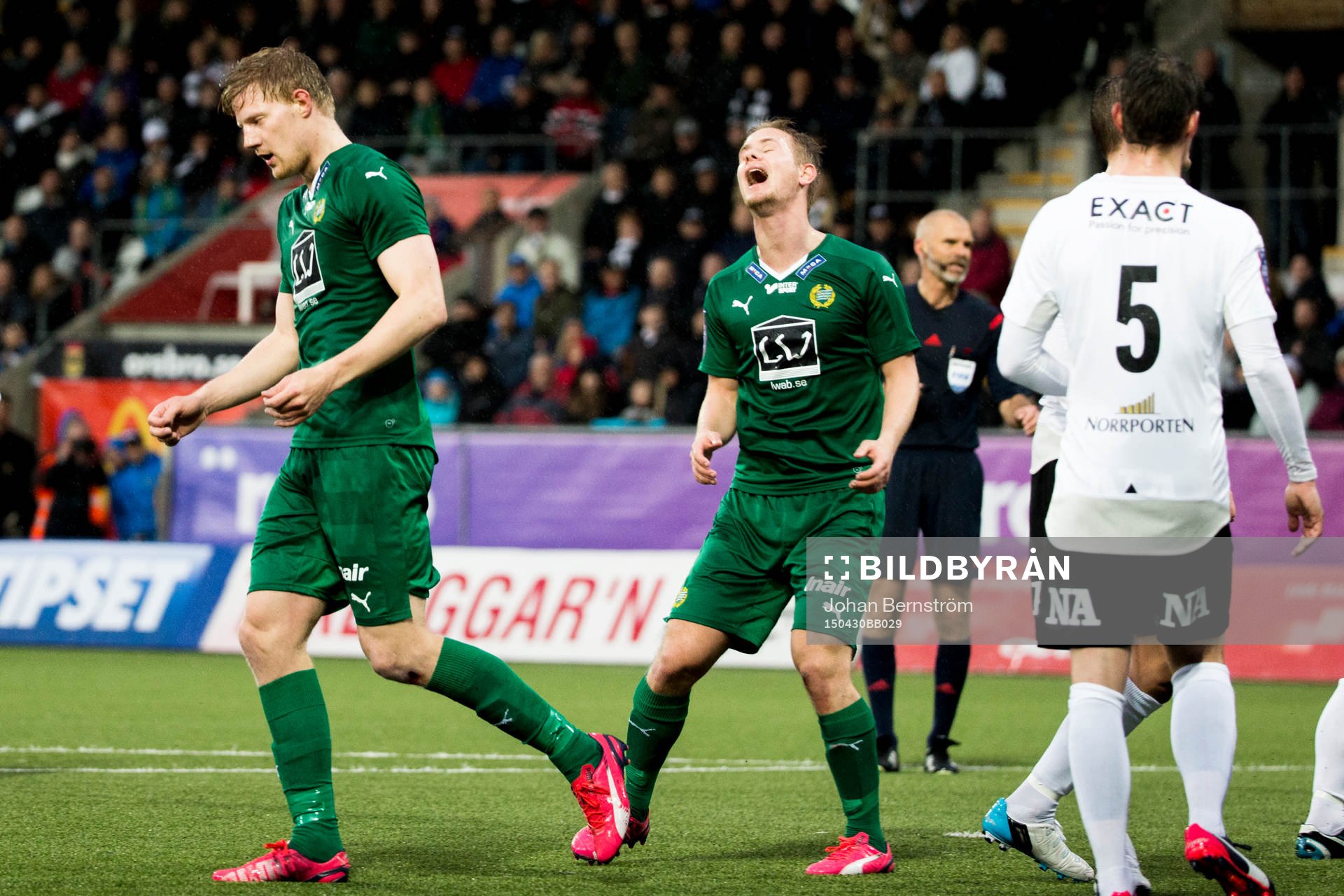 Hammarbys spelare deppar