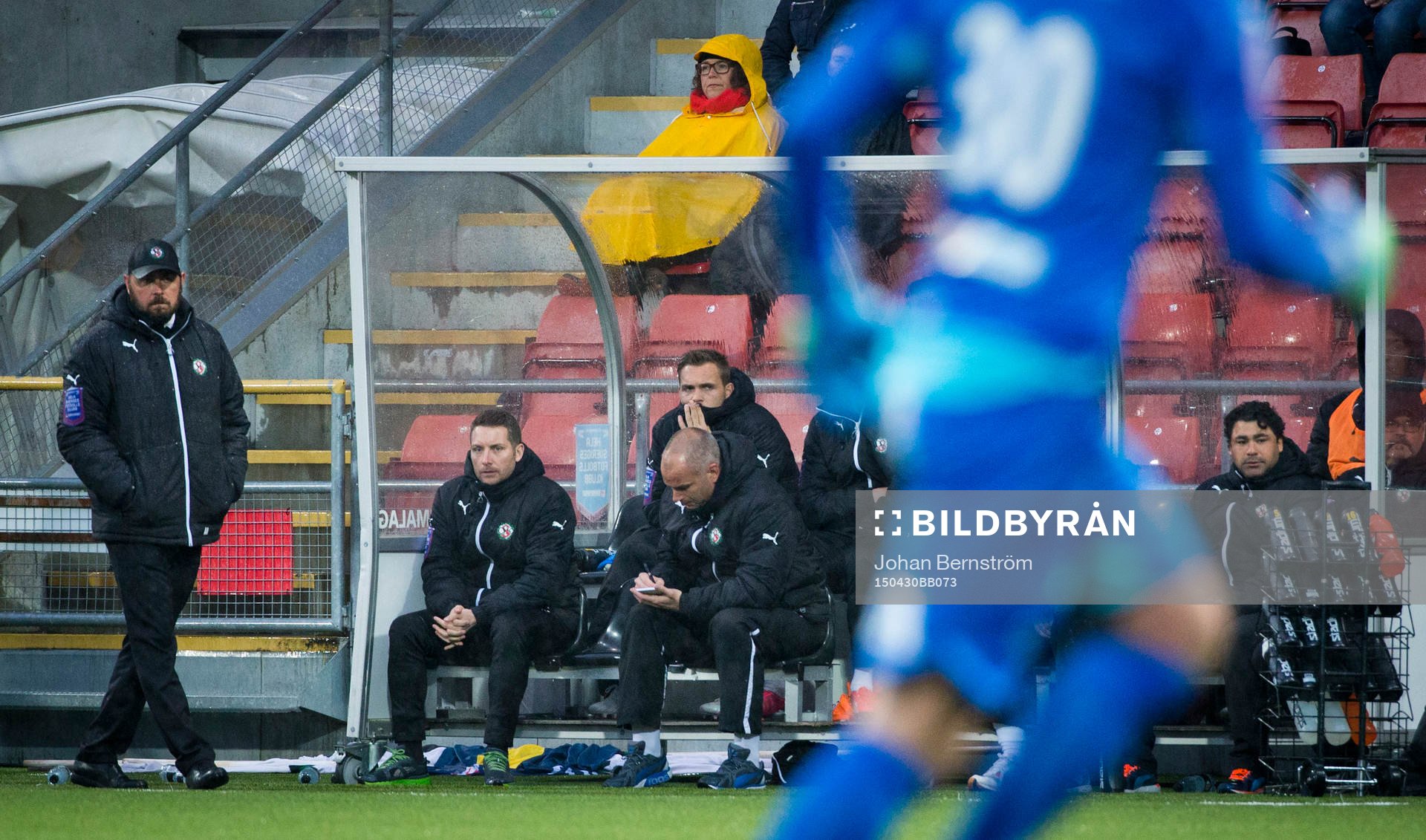 Örebros tränare Alexander Axén och målvakt Oscar