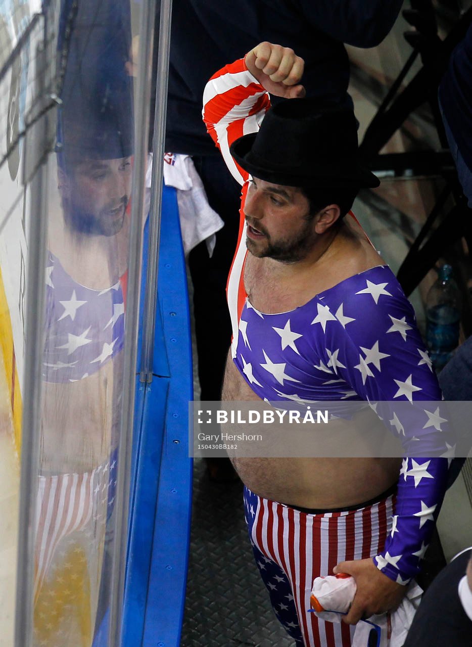 A fan cheers