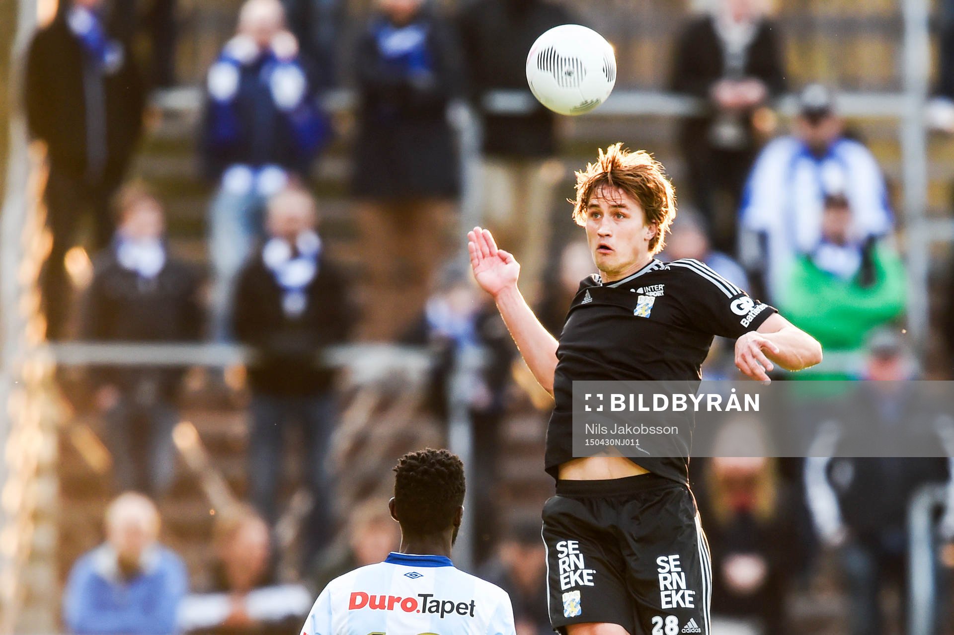 Gefles Dioh Williams och IFK Göteborgs Thomas Rogne