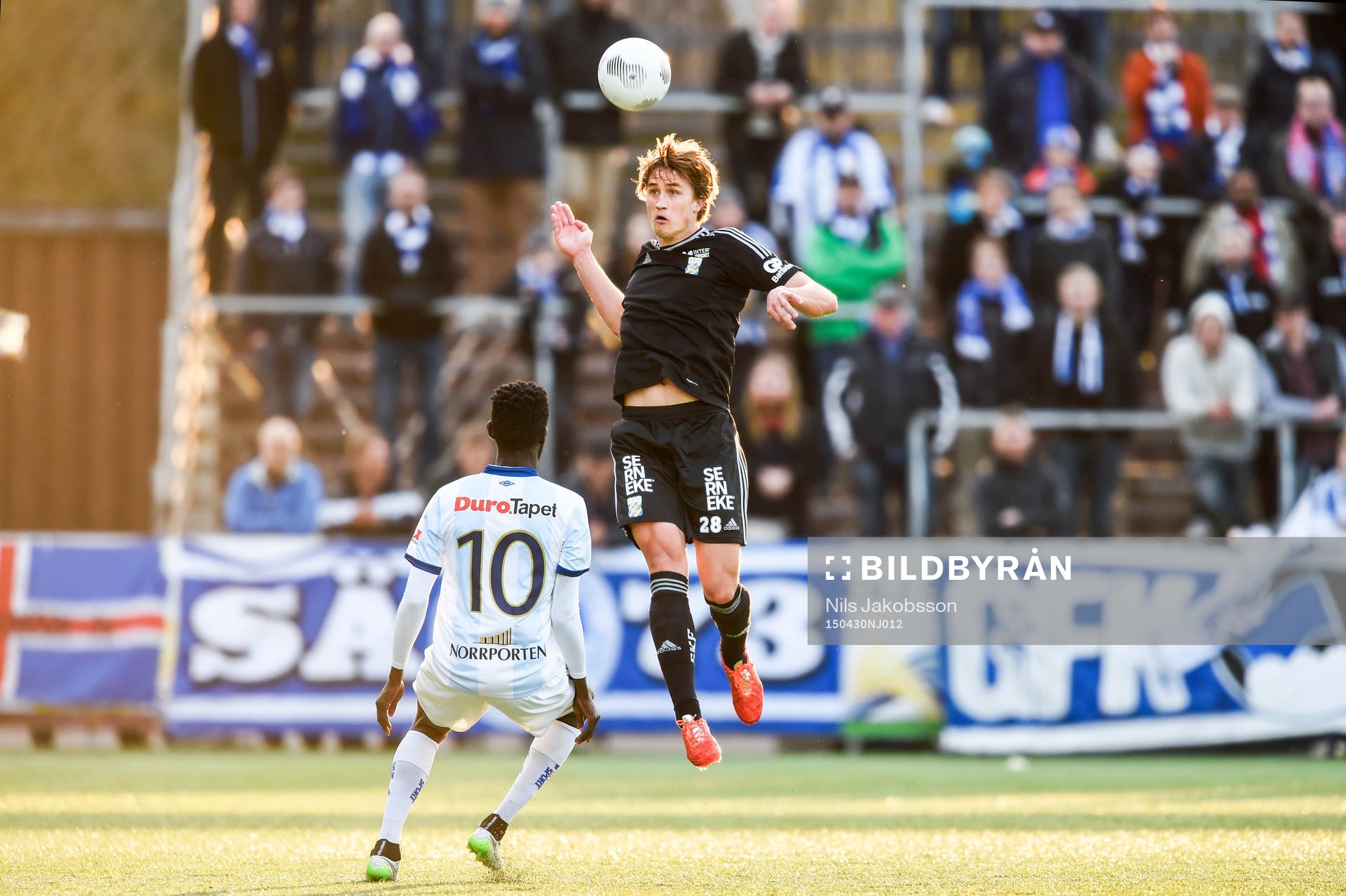 Gefles Dioh Williams och IFK Göteborgs Thomas Rogne