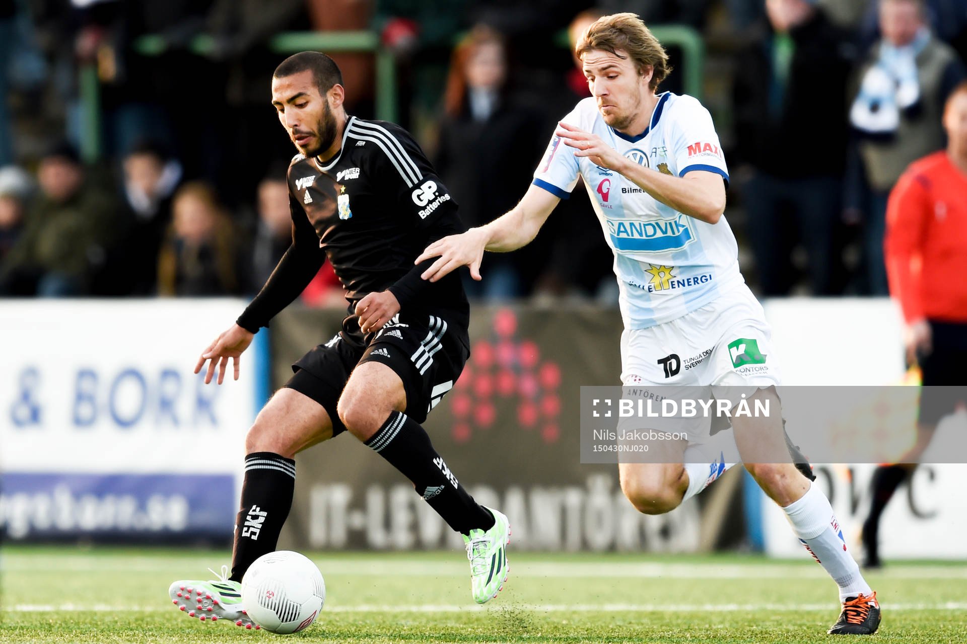 IFK Göteborgs Haitam Aleesami och Gefles Johan Oremo