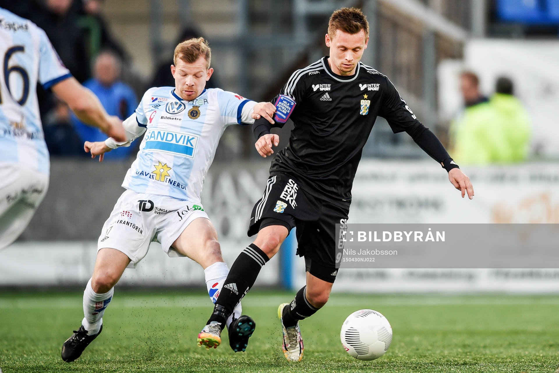 Gefles Jonas Lantto och IFK Göteborgs Jakob Ankersen