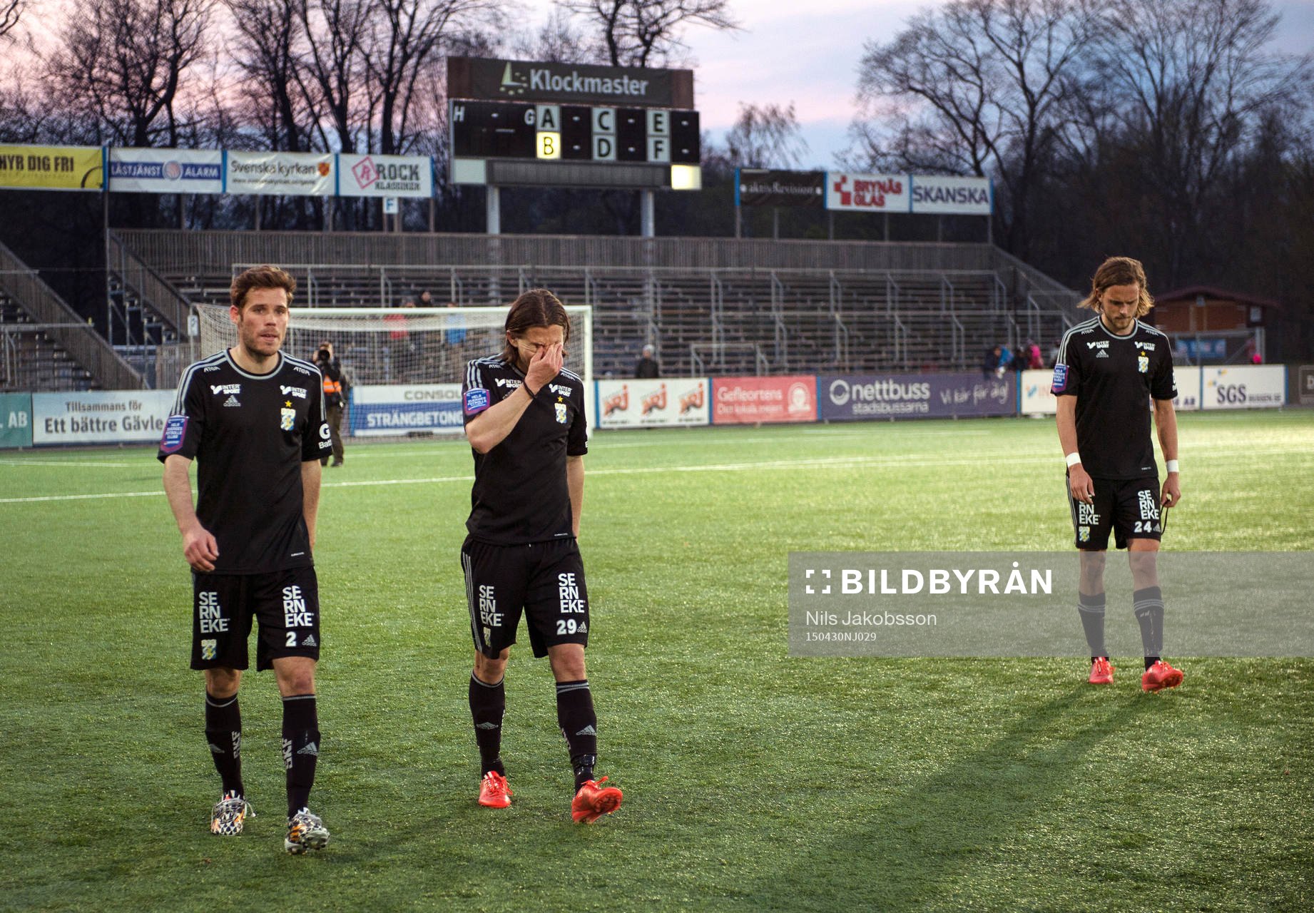 IFK Göteborgs Emil Salomonsson, Lasse Vibe, Tom Pettersson