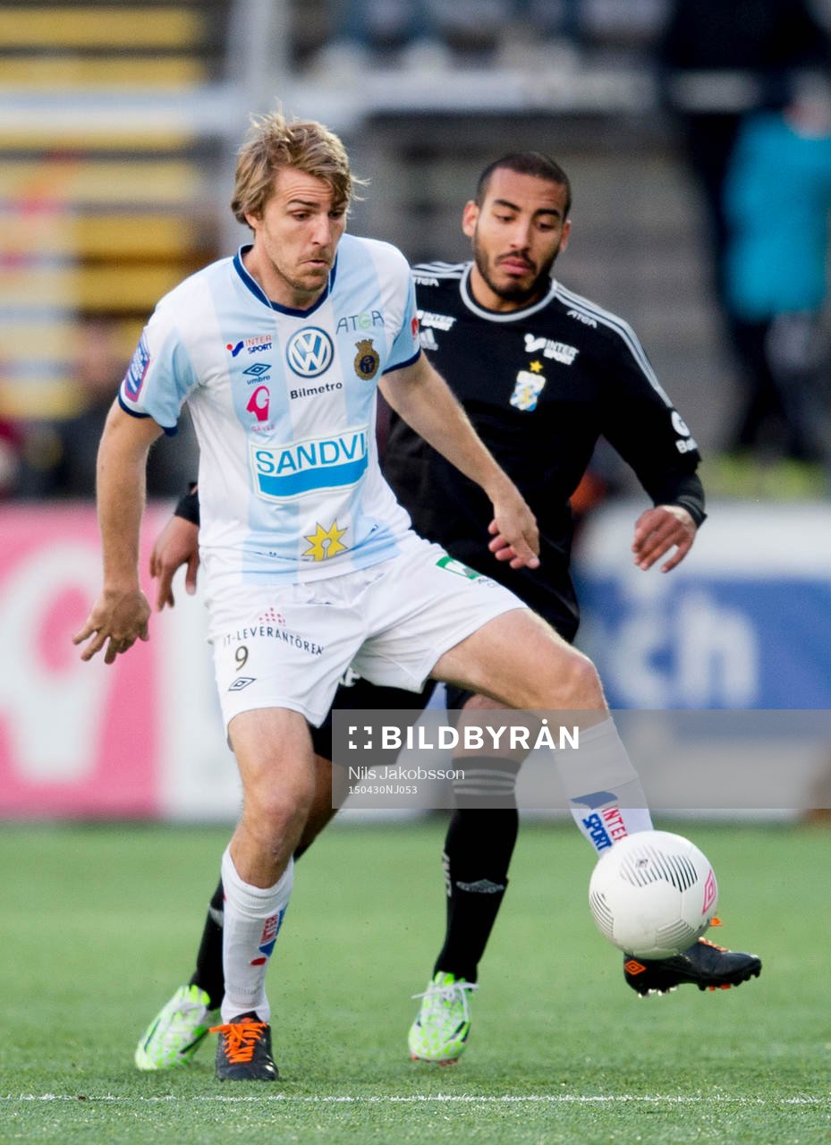 Gefles Johan Oremo och IFK Göteborg Haitam Aleesami