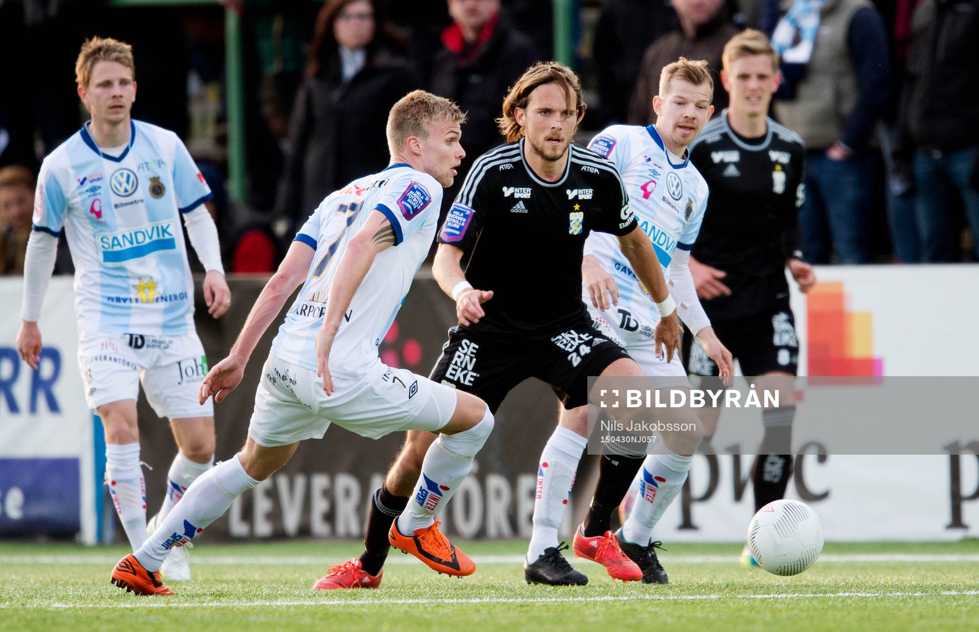 Gefles Robin Nilsson och IFK Göteborgs Tom Pettersson