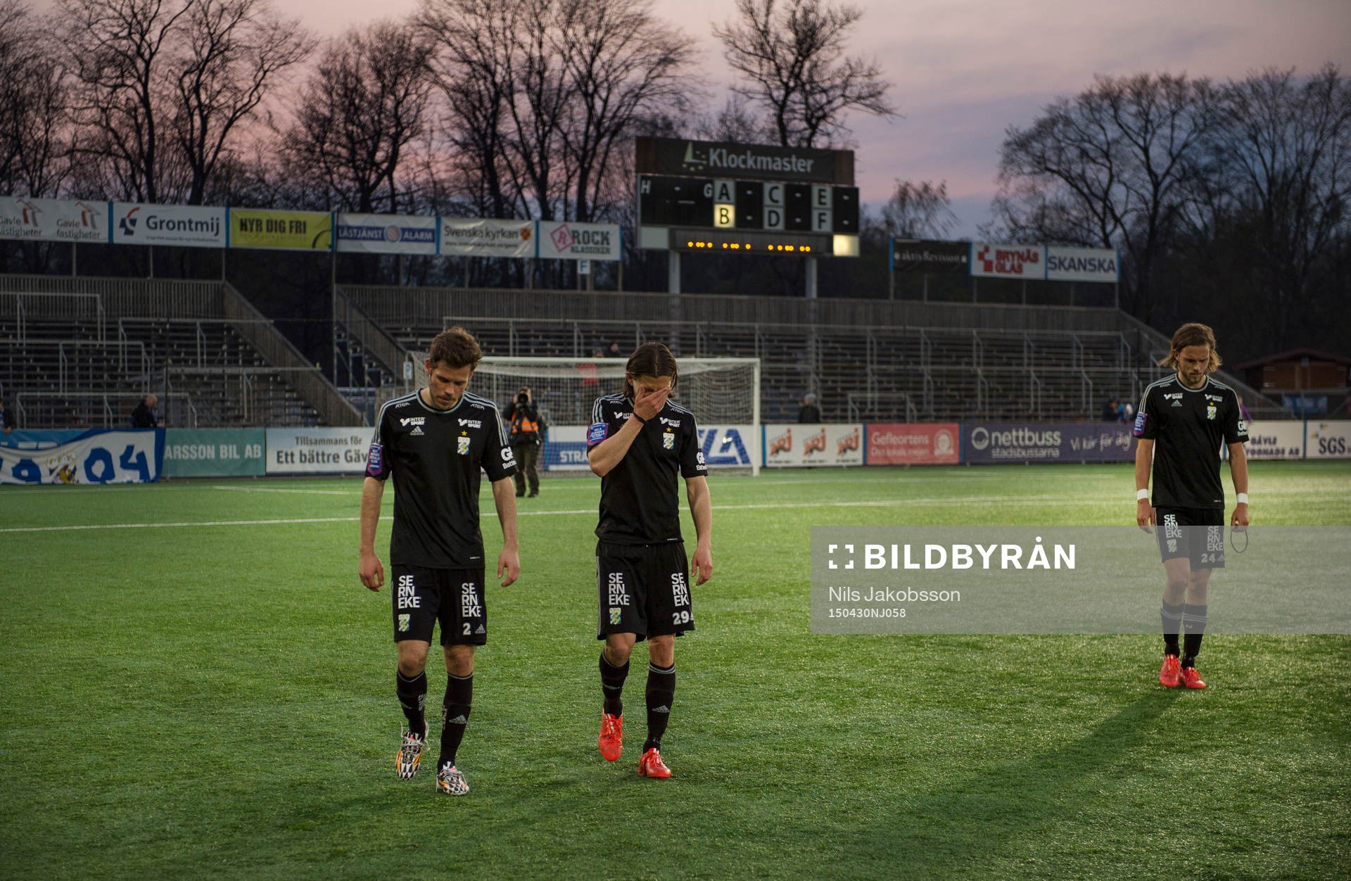 IFK Göteborgs Emil Salomonsson, Lasse Vibe, Tom Pettersson