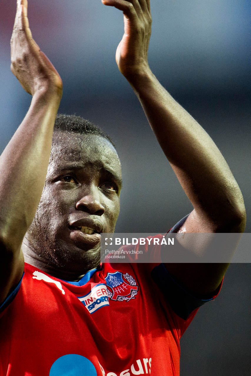 Helsingborgs Emmanuel Boateng tackar publiken