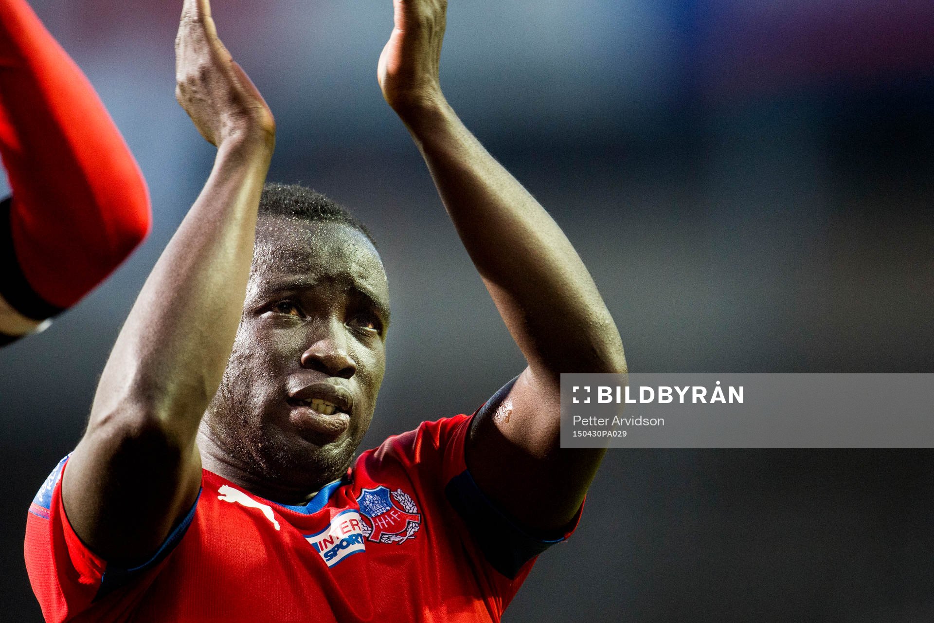 Helsingborgs Emmanuel Boateng tackar publiken
