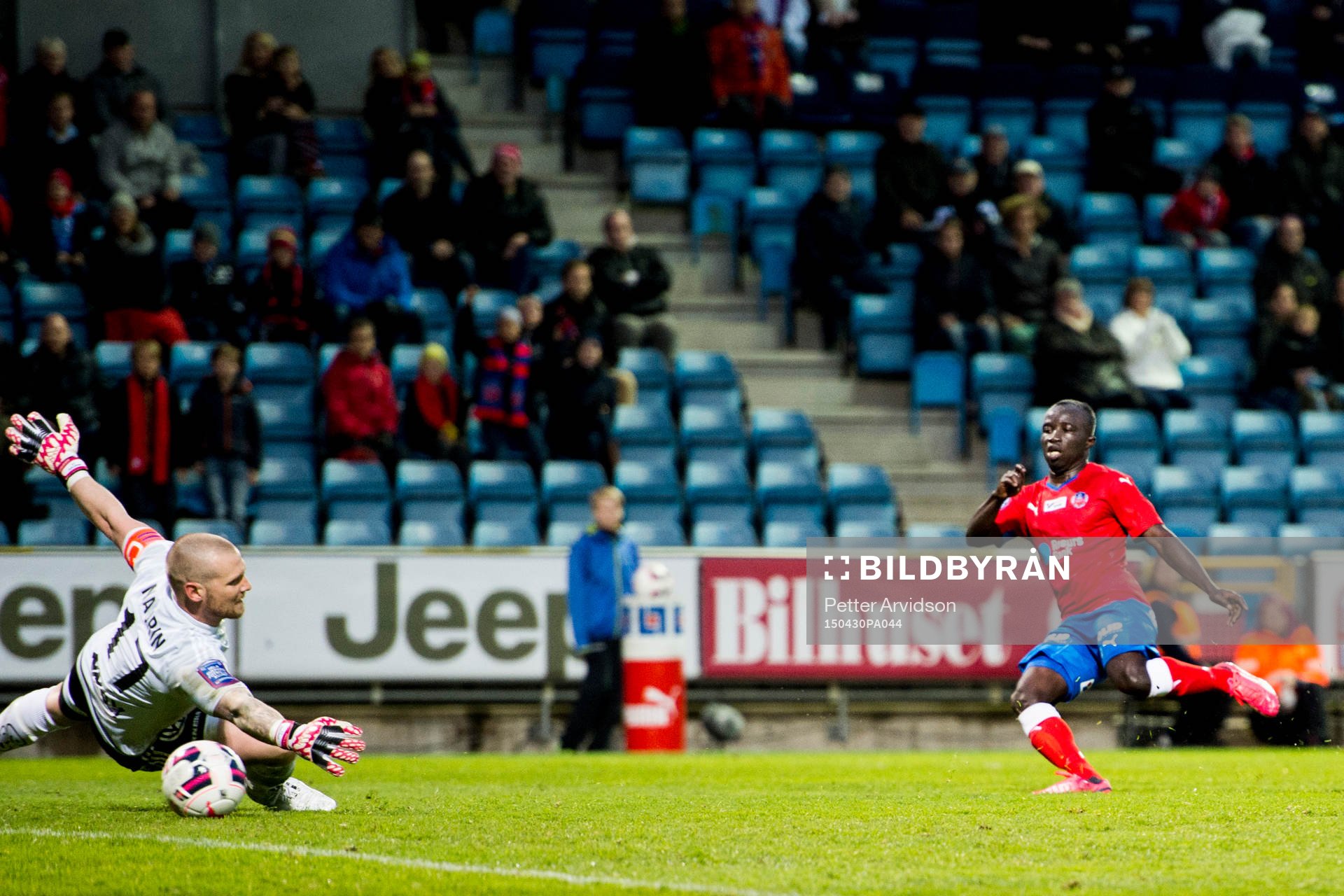 Helsingborgs Emmanuel Boateng gör 2-0 bakom Sundsvalls