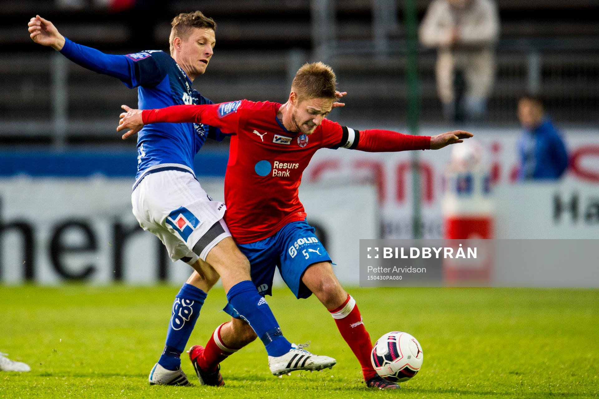 Sundsvalls Johan Eklund och Helsingborgs Johan Mårtensson
