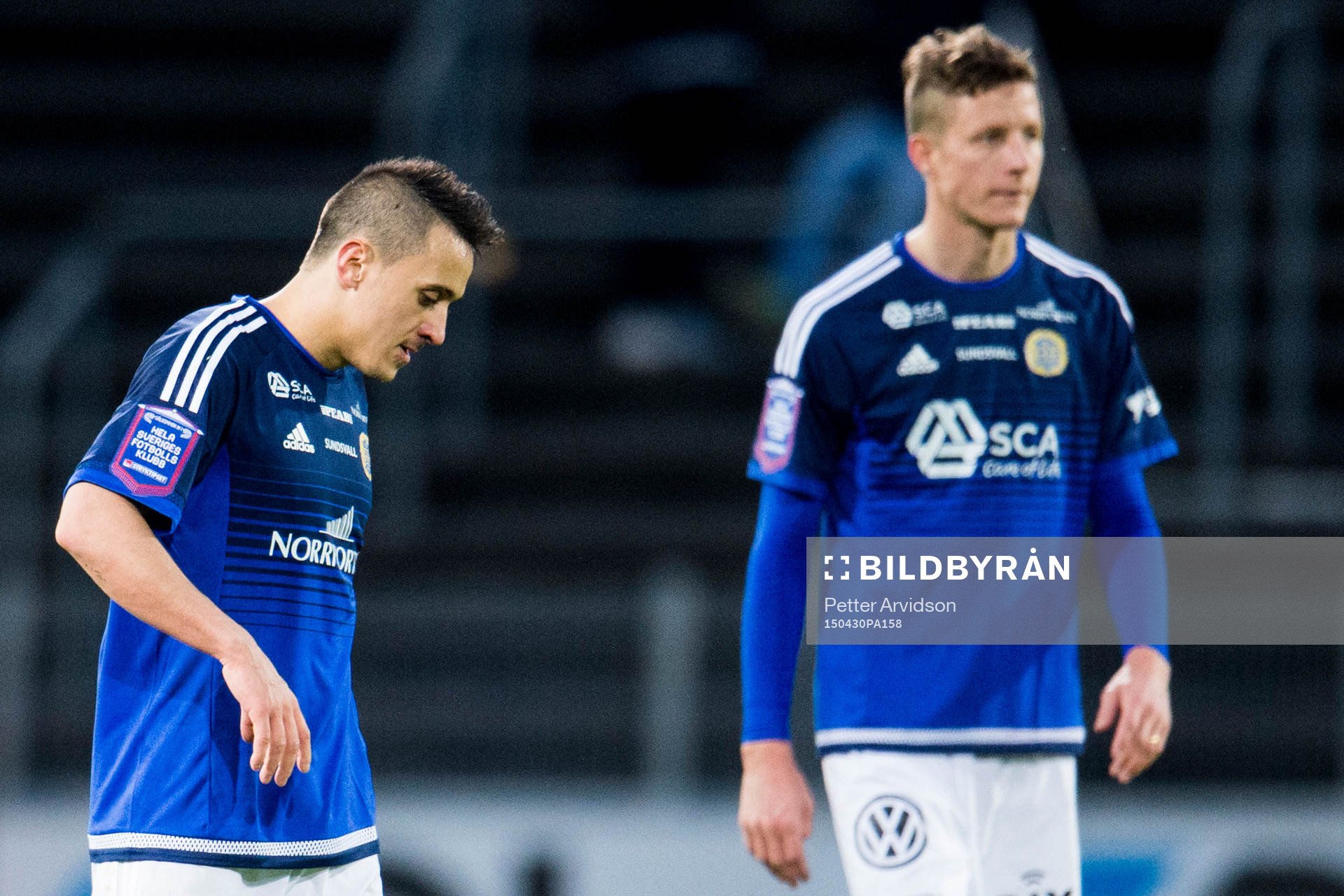 Sundsvalls Adam Chennoufi och Johan Eklund deppar
