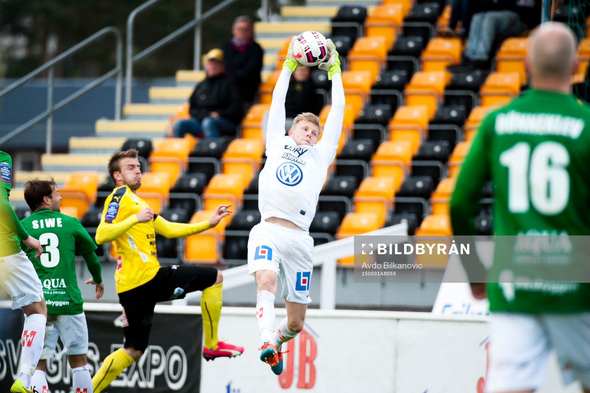Jönköpings Södras målvakt Anton Cajtoft