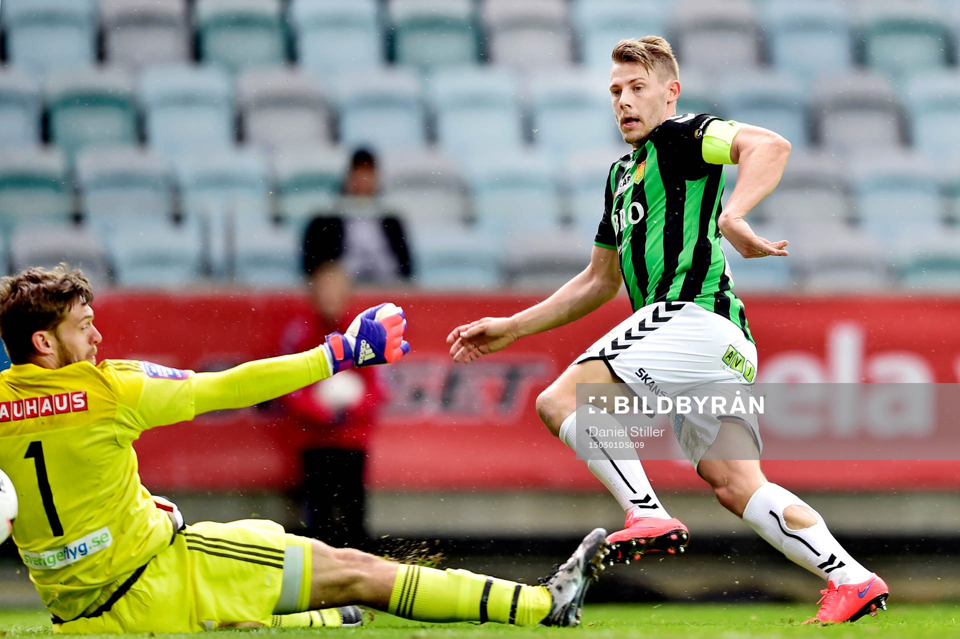 Gais Patrik Ingelsten gör 2-0 bakom Brommapojkarnas
