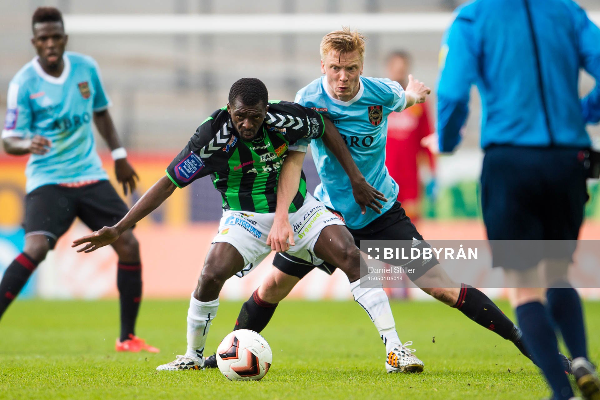 Gais Yussif Chibsah och Brommapojkarnas Gustav Sandberg