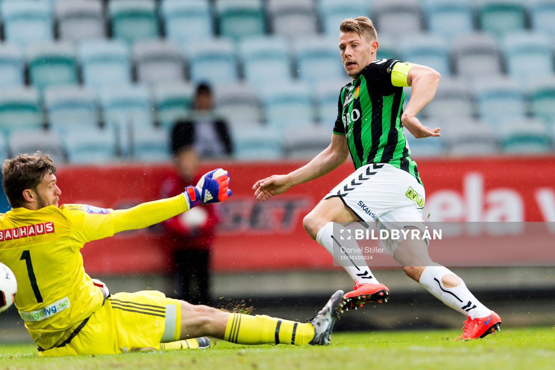 Gais Patrik Ingelsten gör 2-0 bakom Brommapojkarnas