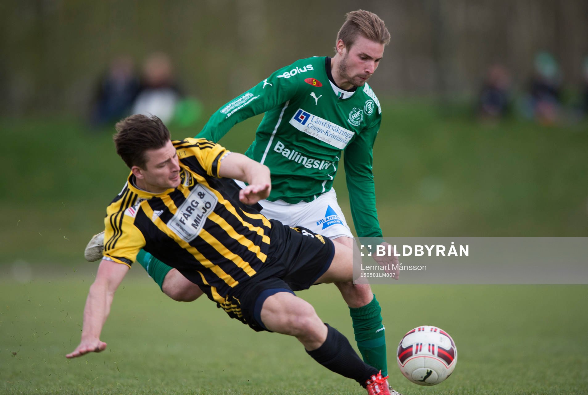 s IF:s Mattias Anderssoni matchen i division 2 mellan