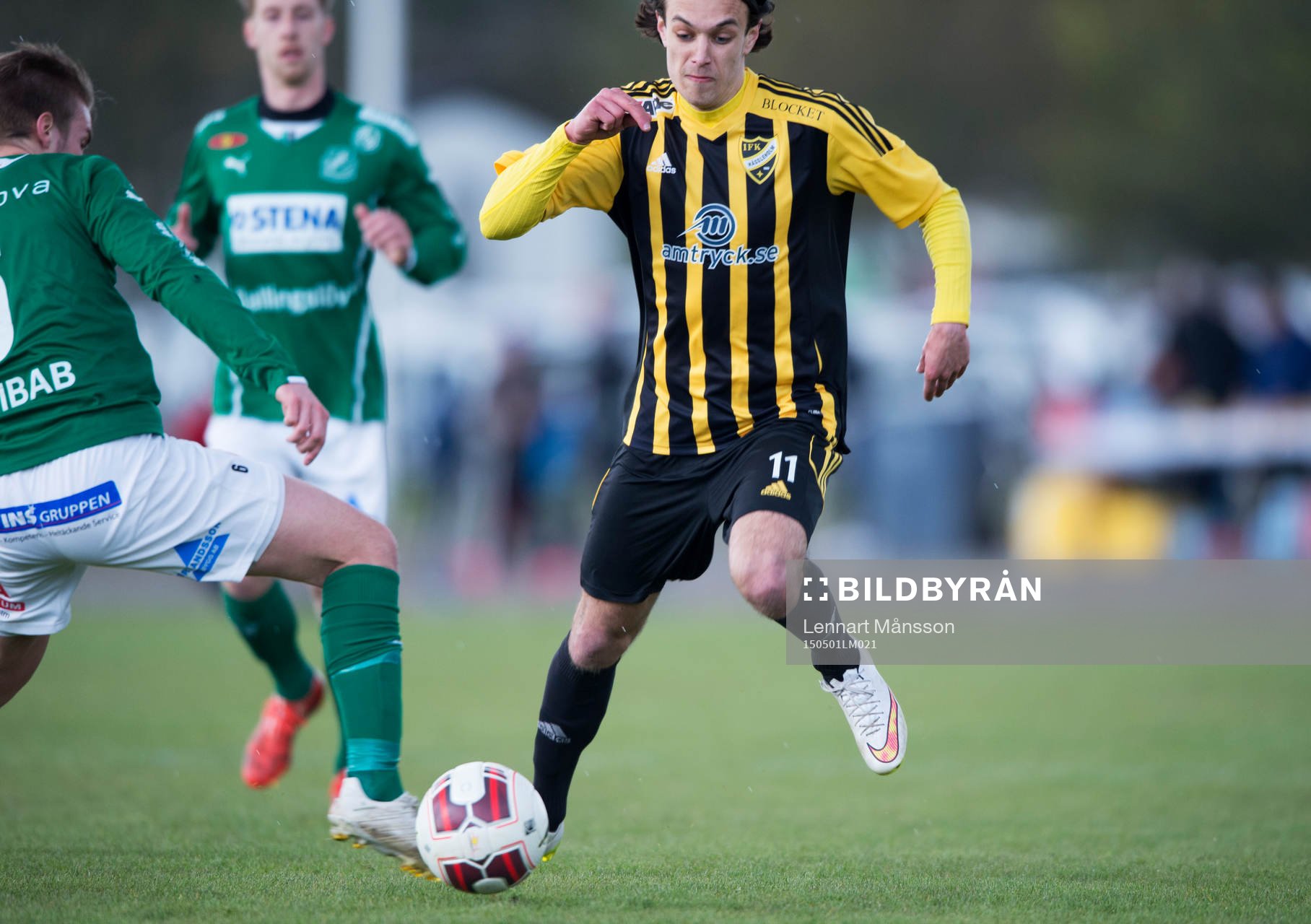 IFK Hässleholms Karim Al-Asi i matchen i division 2 mellan