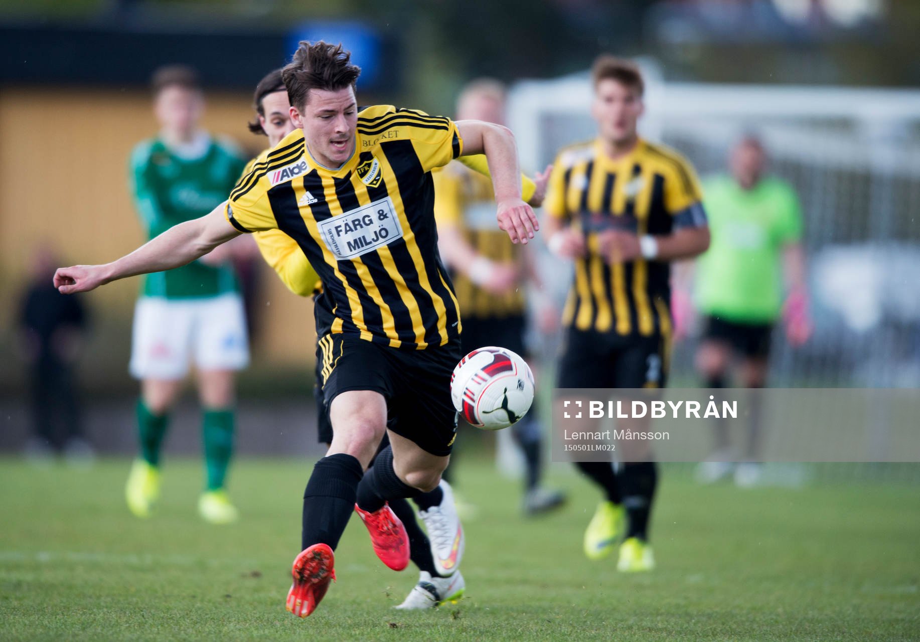 FK Hässleholms Martin Tsilfidis i matchen i division 2