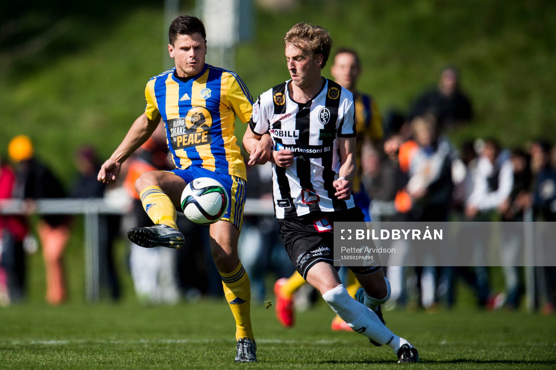 Eskilsminnes Peter Milata och Landskronas Viktor Svensson