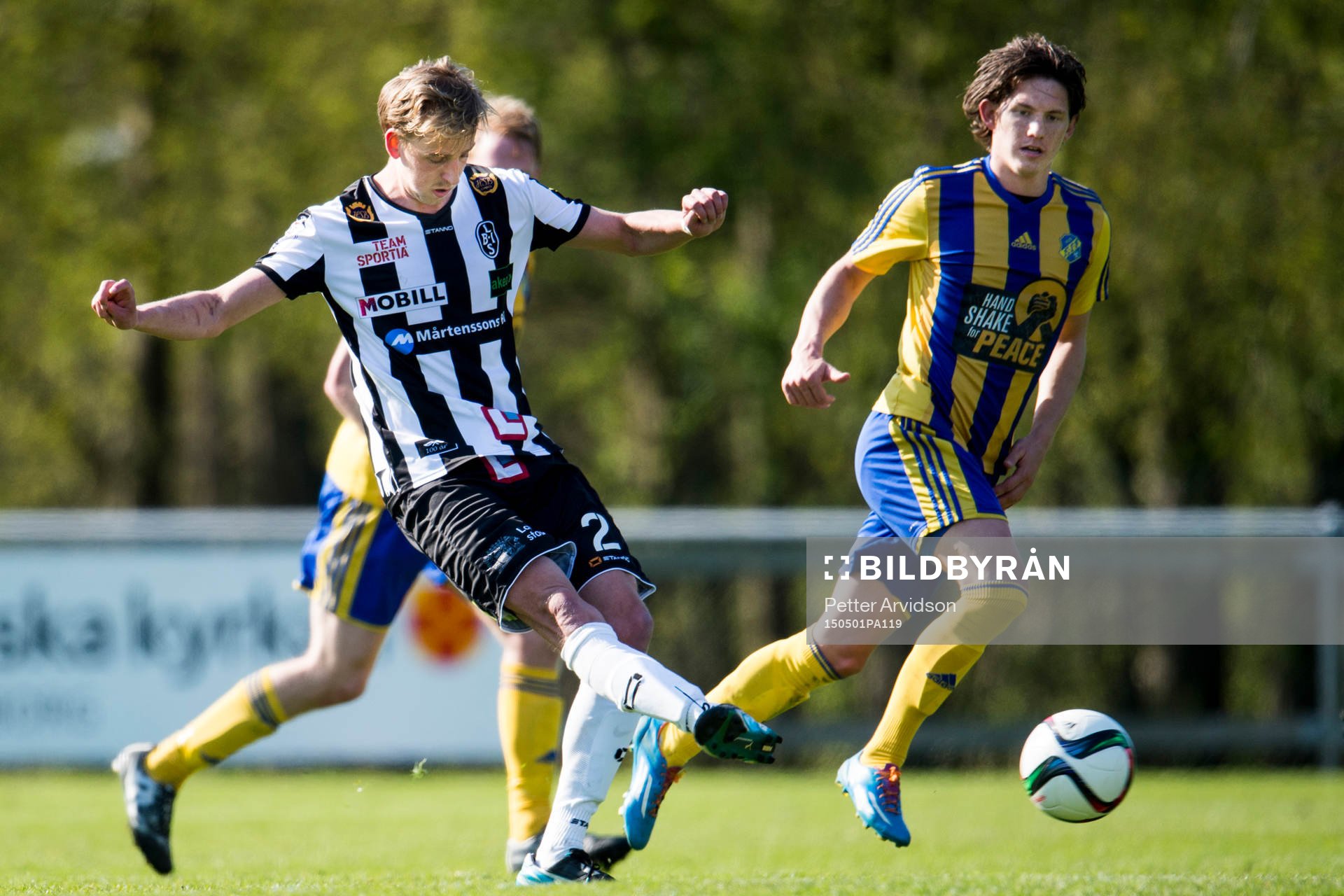Landskronas Viktor Svensson och Eskilsminnes Robin Book
