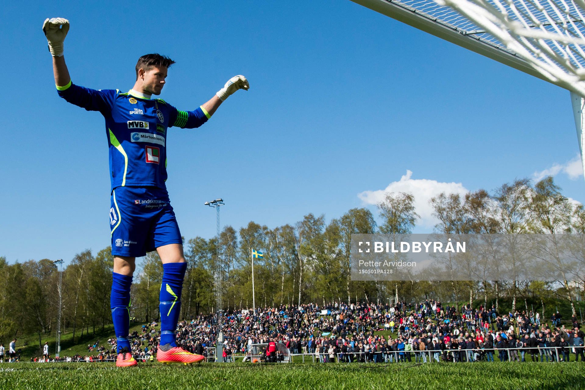 Landskronas målvakt Jonas Sandqvist
