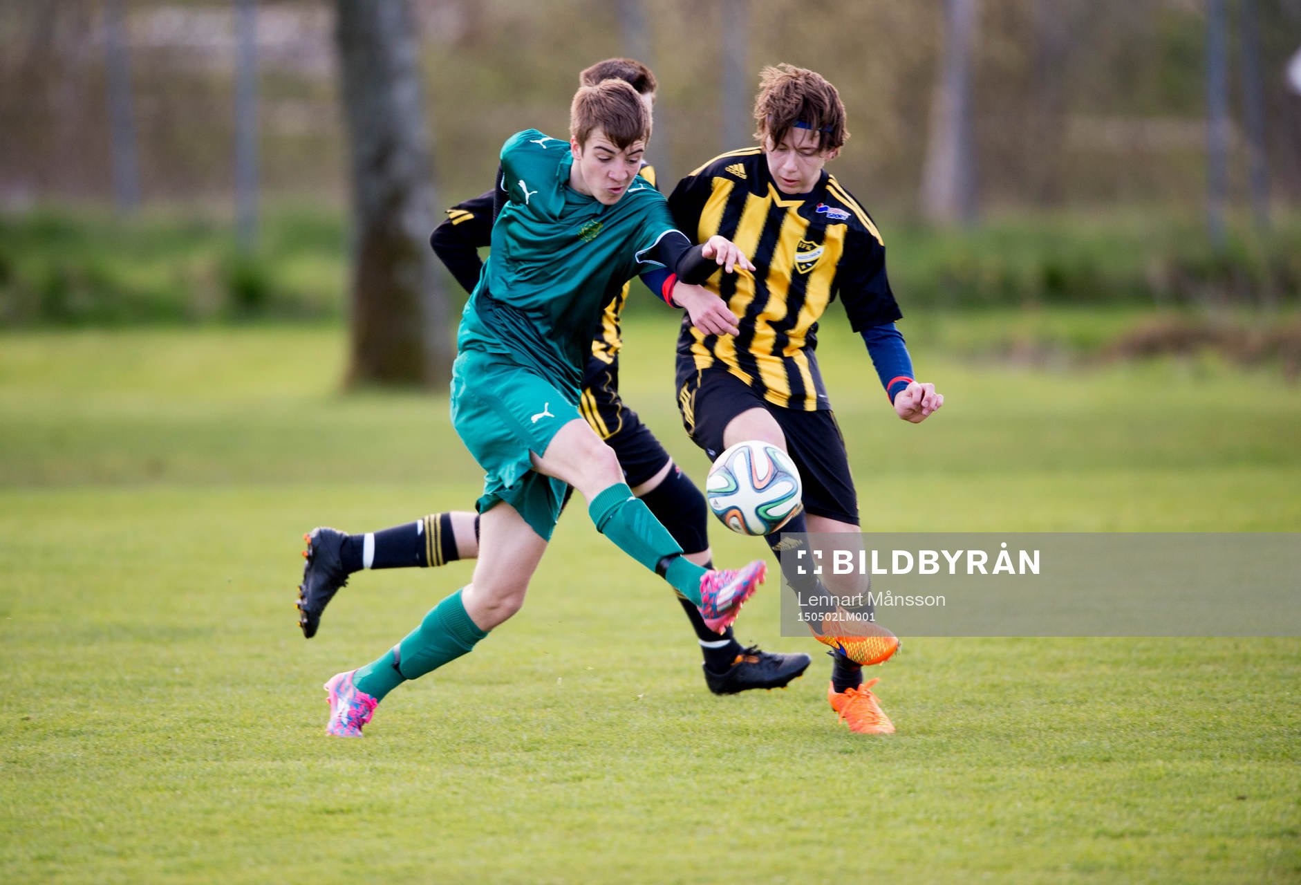  i matchen i juniorallsvenskan mellan IFK Hässleholm och BK Olympic i Hässleholm maj 2015.