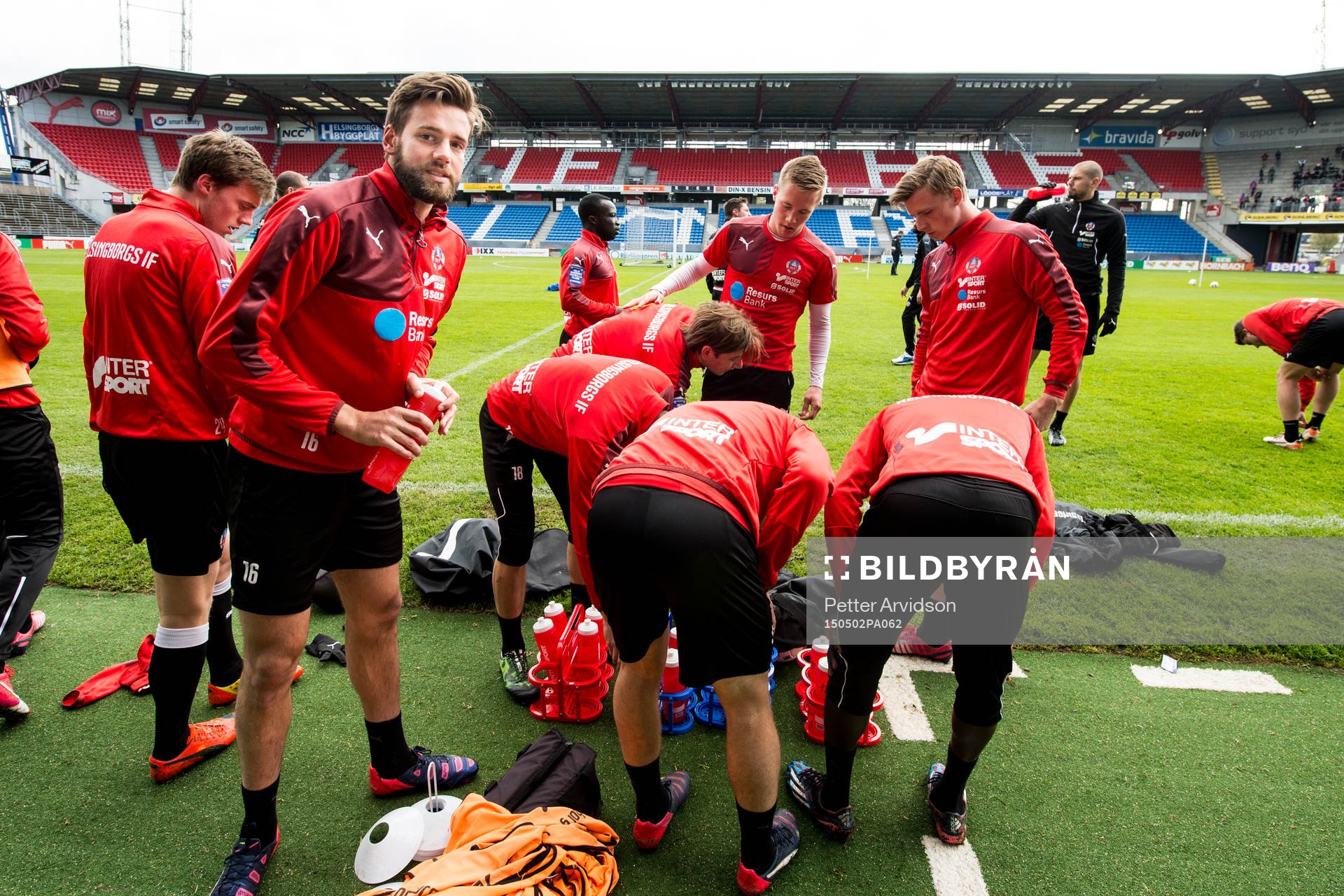 Helsingborgs Mikael Dahlberg (tv)