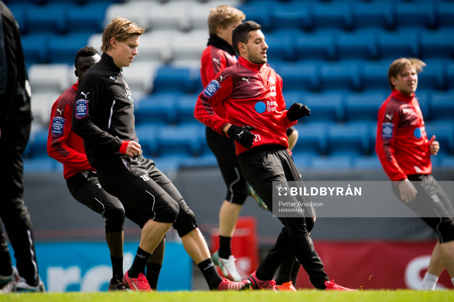 Helsingborgs Emil Krafth och Mohamed Ramadan