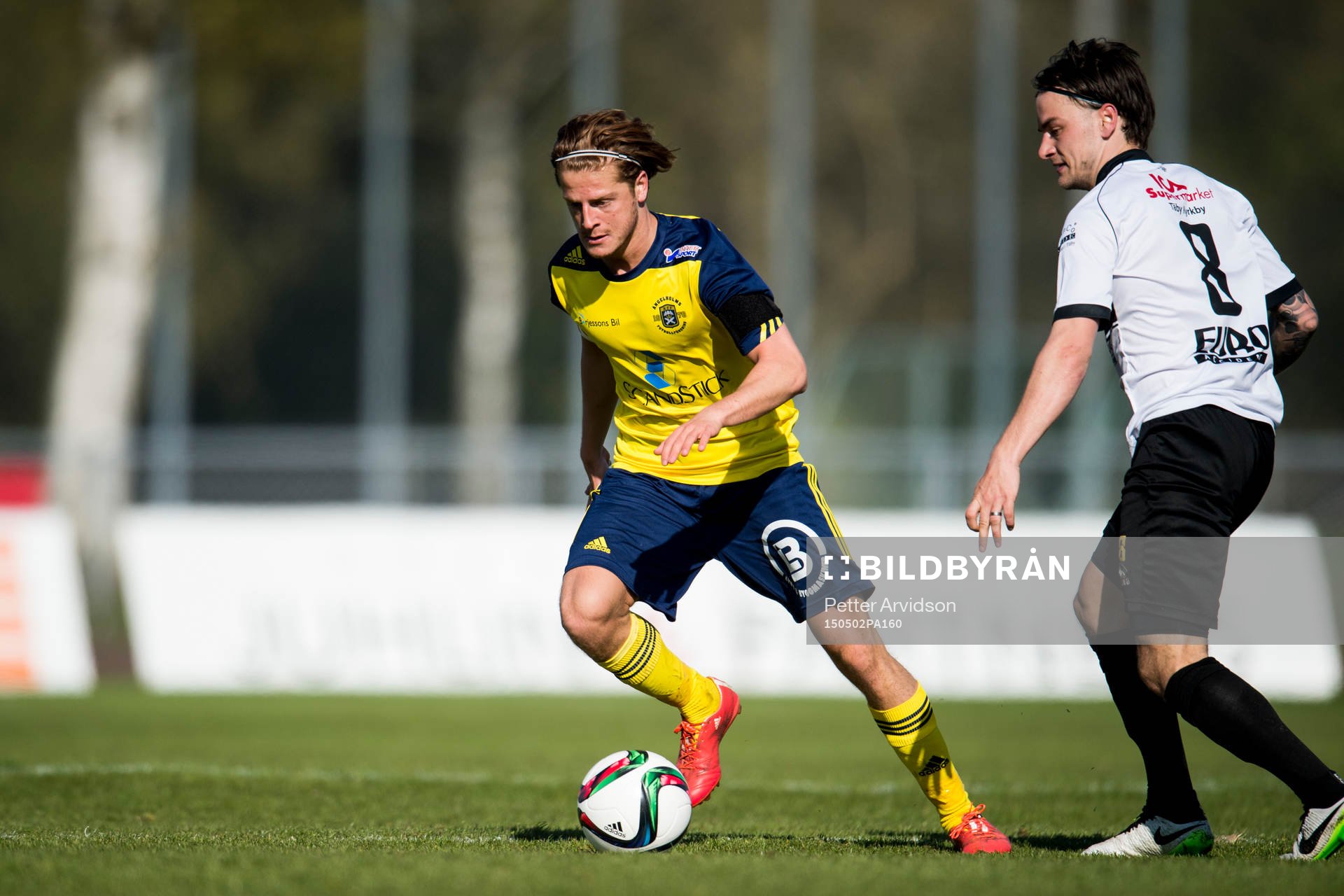 Ängelholms Rebin Asaad och Frej Täbys Pontus Silfwer