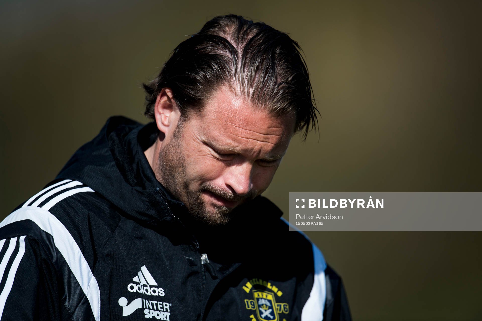 Ängelholms tränare Joakim Persson deppar
