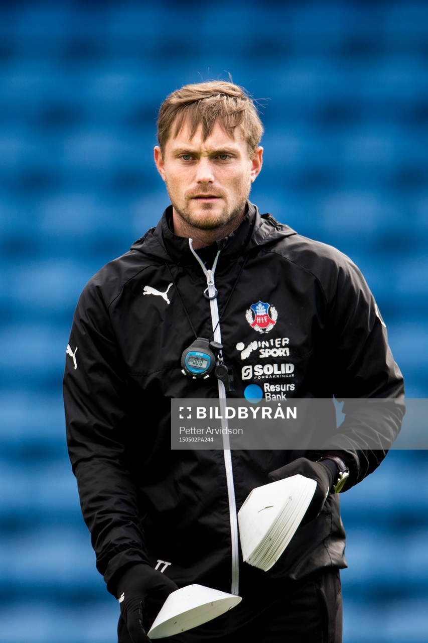 Helsingborgs assisterande tränare Tobias Tuvesson