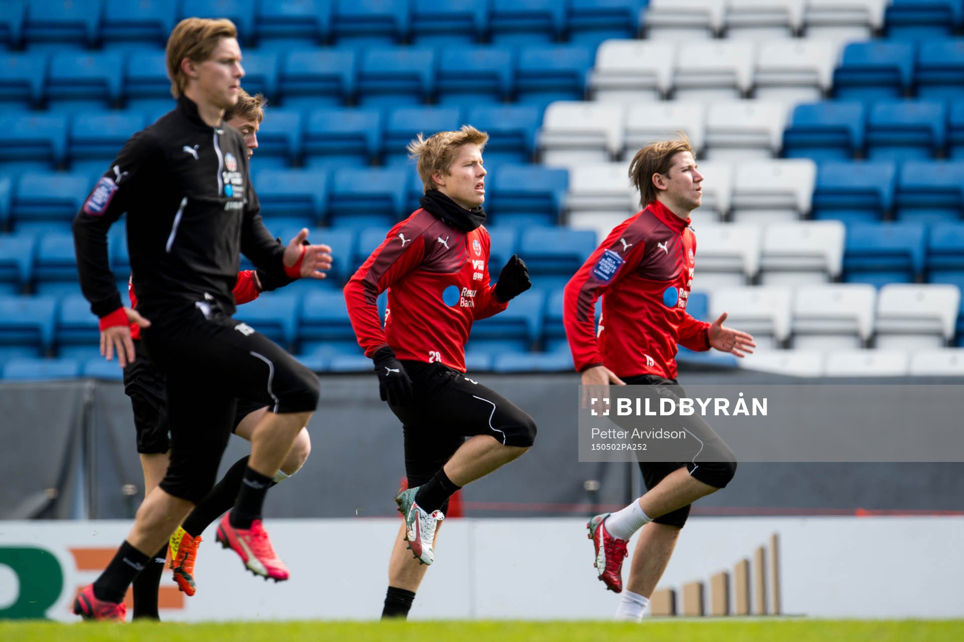 Helsingborgs Emil Krafth, Jere Uronen och Darijan Bojanic