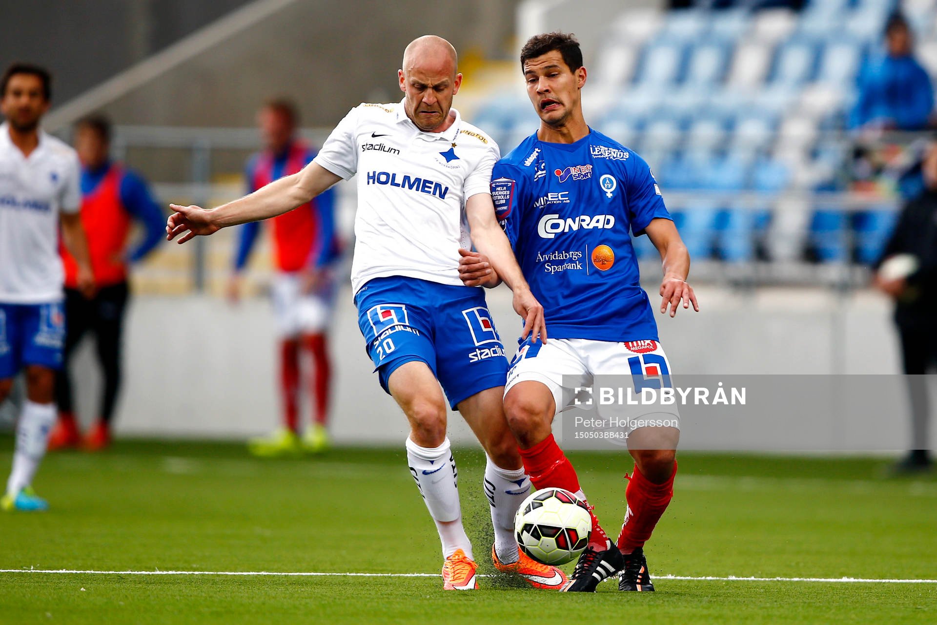 Åtvidabergs Mauricio Albornoz och Norrköpings Daniel