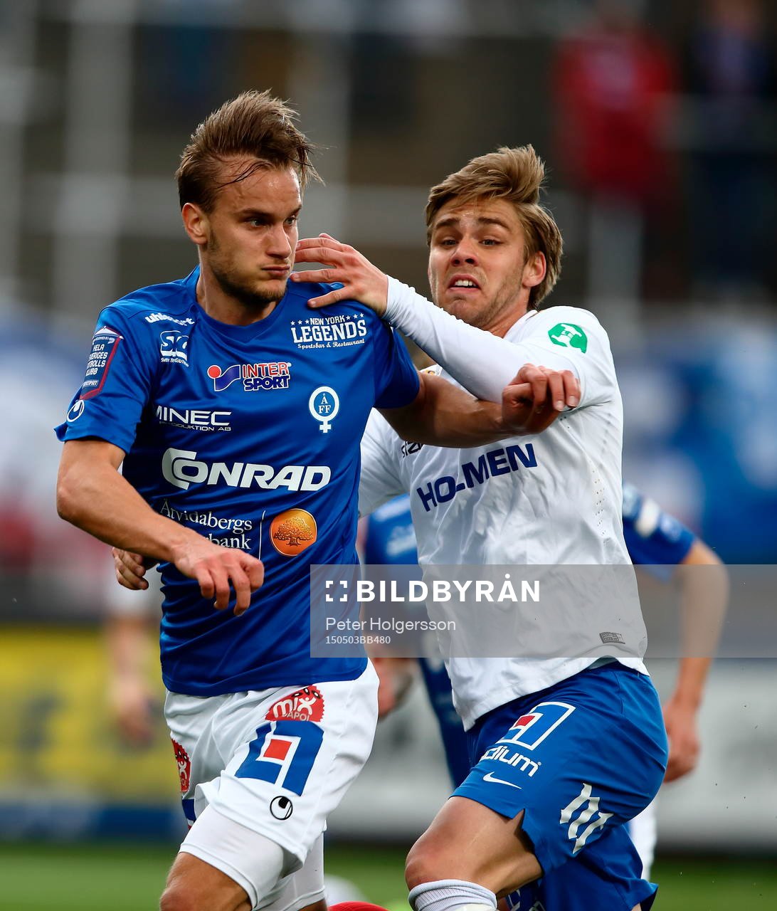 Åtvidabergs Månz Karlsson och Norrköpings Christoffer
