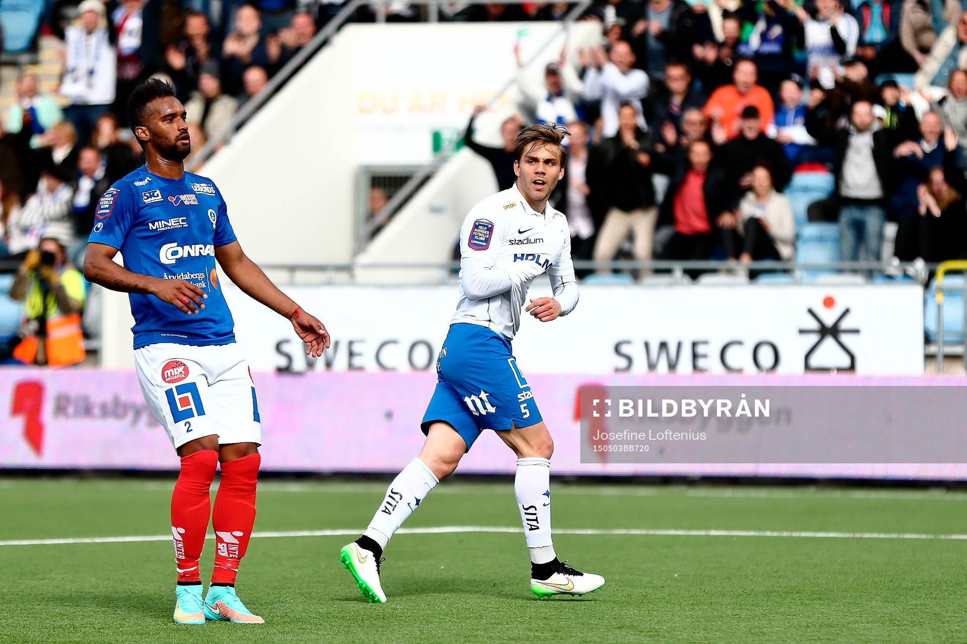 Norrköpings Christoffer Nyman jublar
