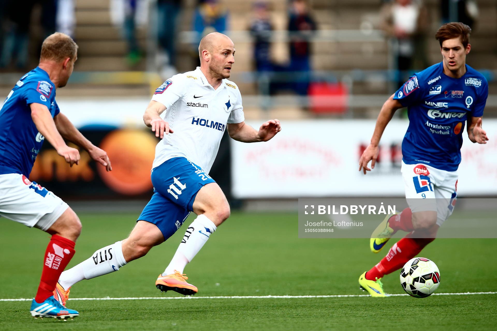 Norrköpings Daniel Sjölund, Kristian Bergström och
