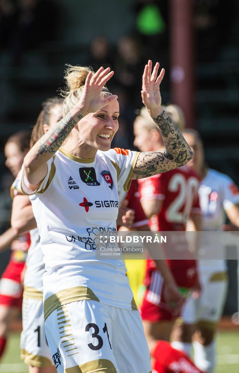 Rosengårds Anja Mittag jublar