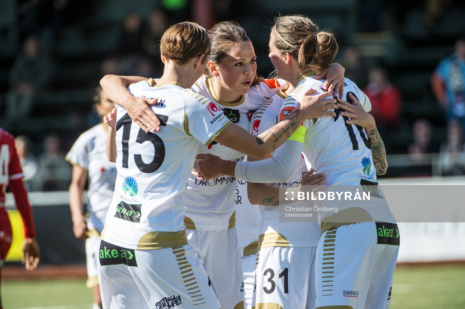 Rosengårds Therese Sjögran, Sara Björk Gunnarsdottir ,