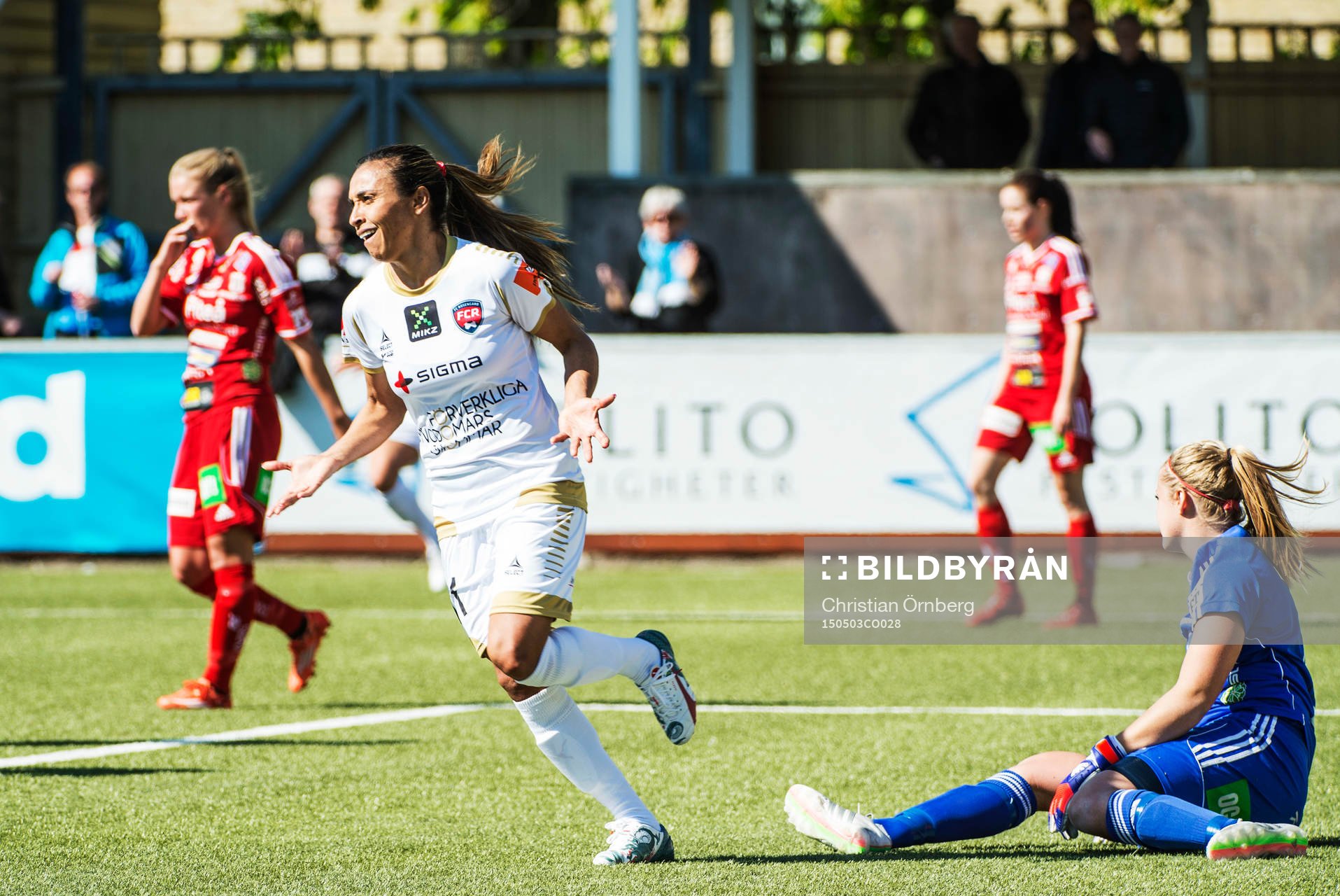 Rosengårds Marta Viera Da Silva jublar