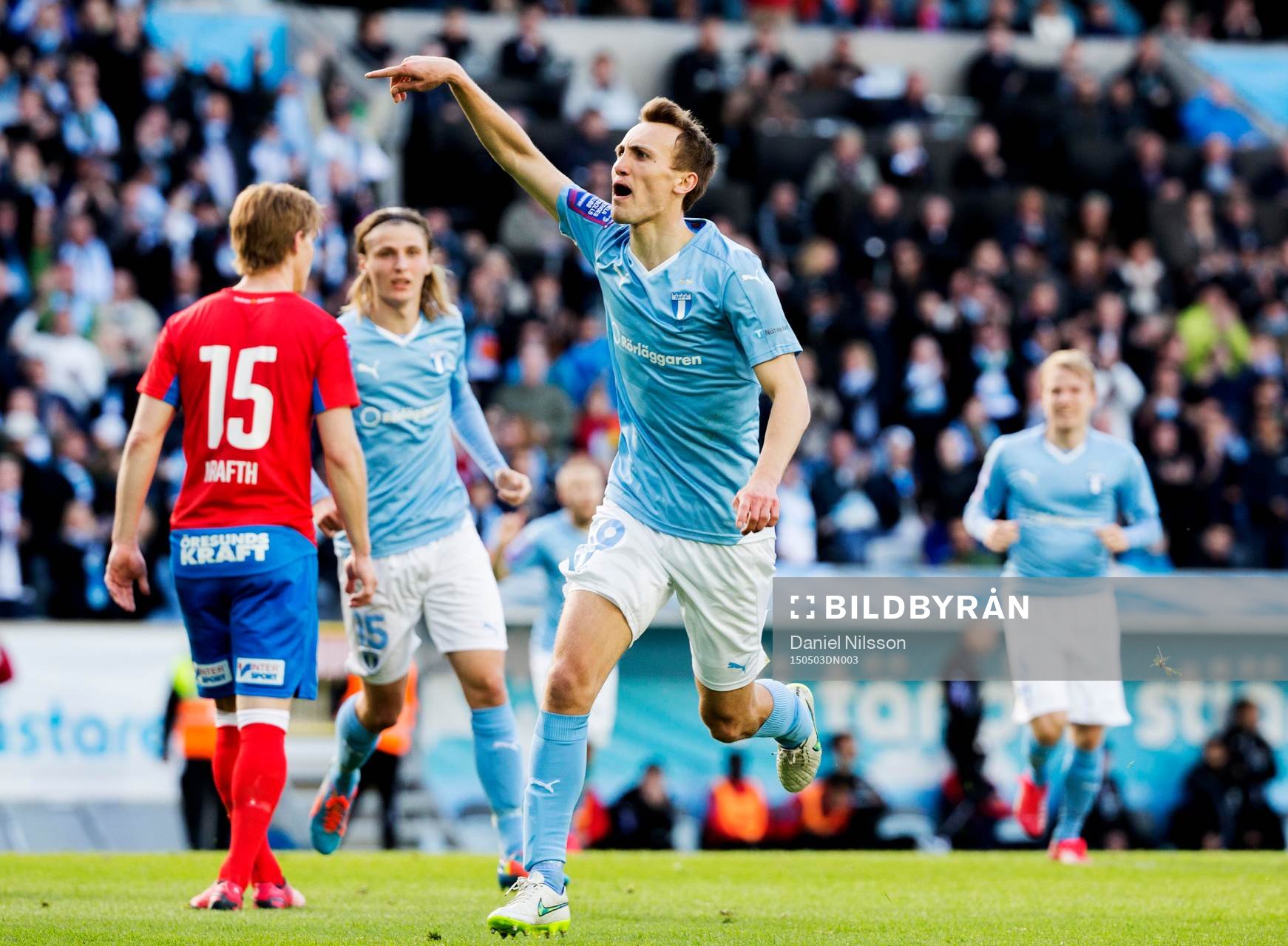 Malmös Magnus Wolff Eikrem gör 1-0