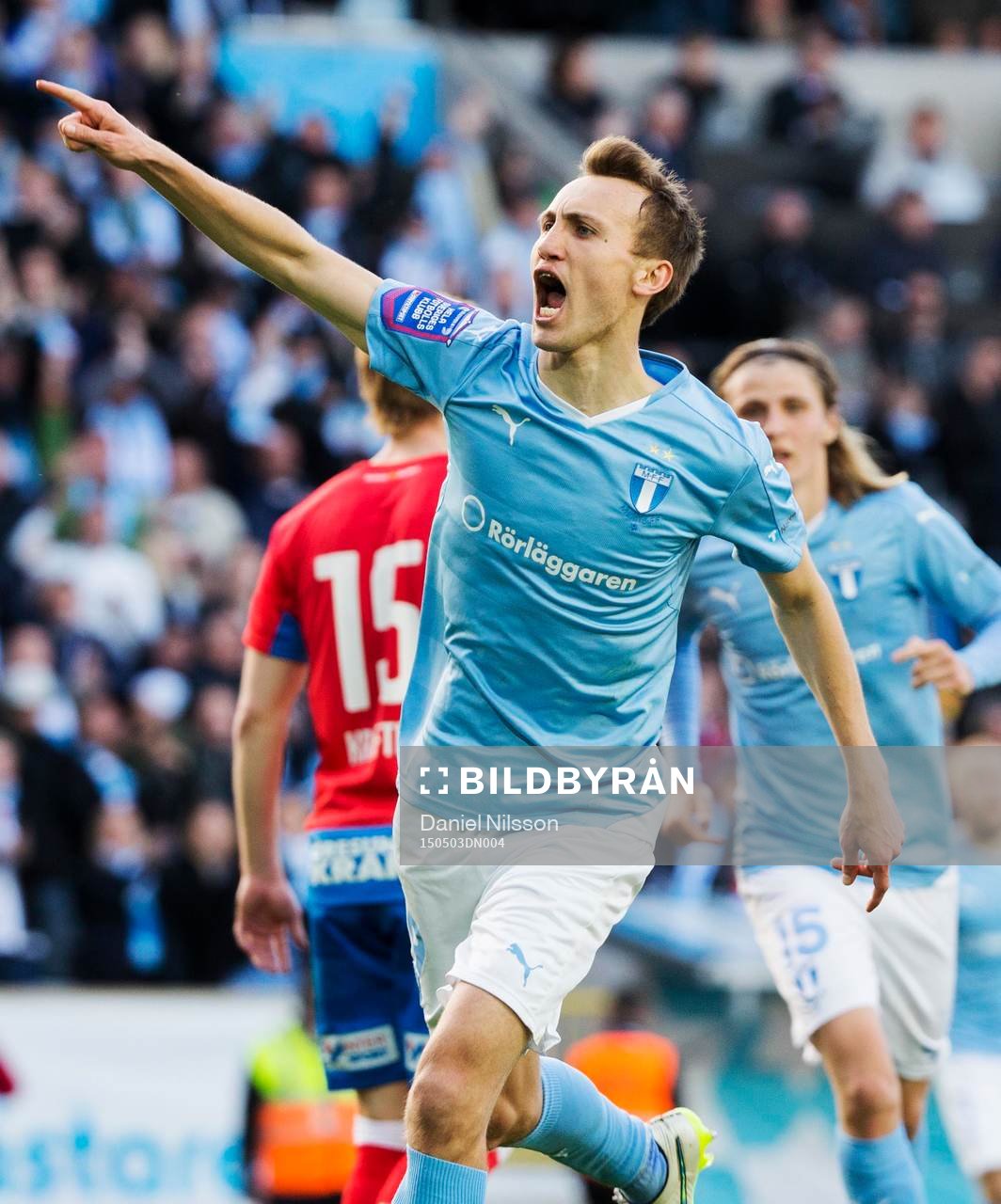 Malmös Magnus Wolff Eikrem gör 1-0