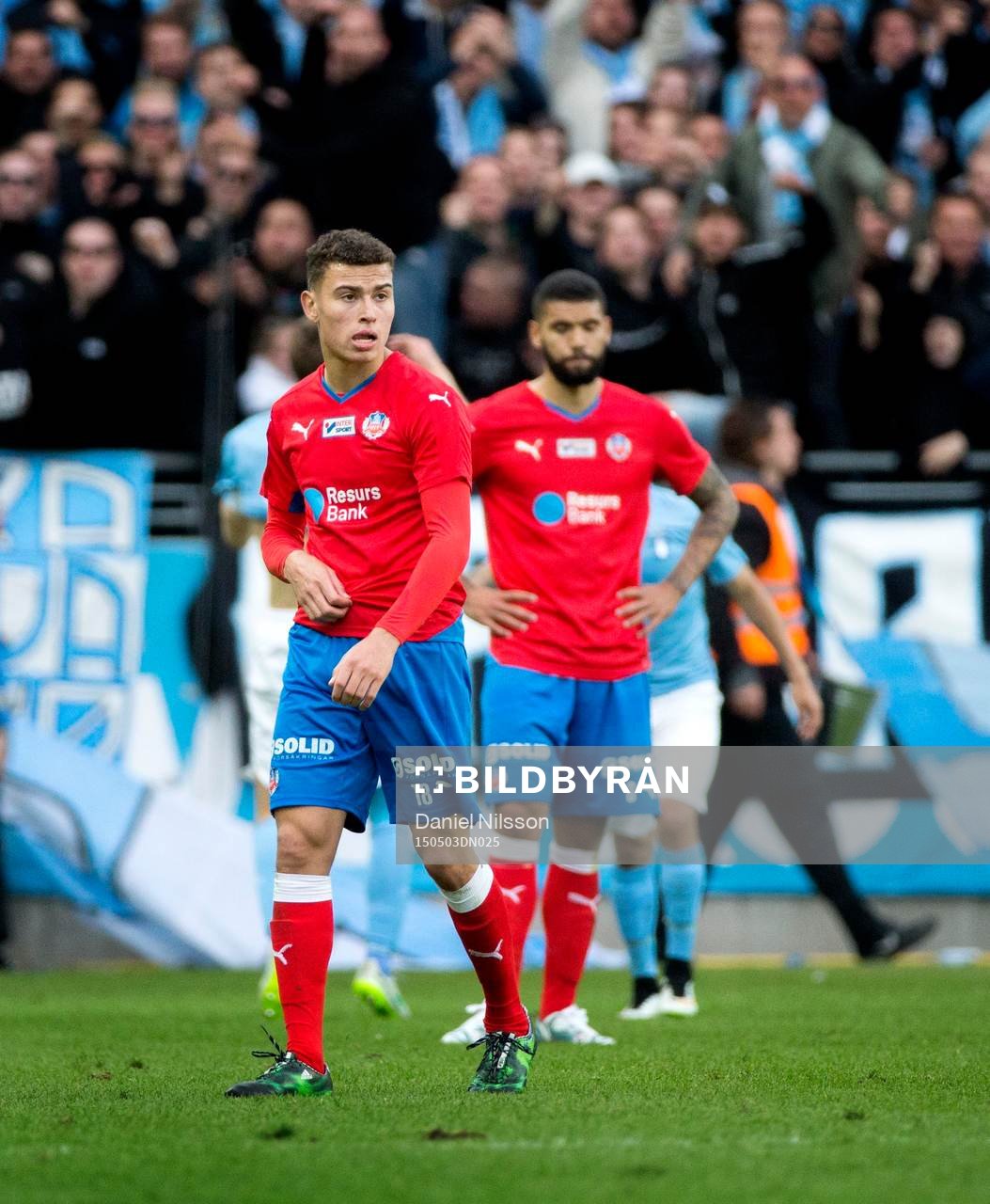 Helsingborgs Jordan Larsson deppar