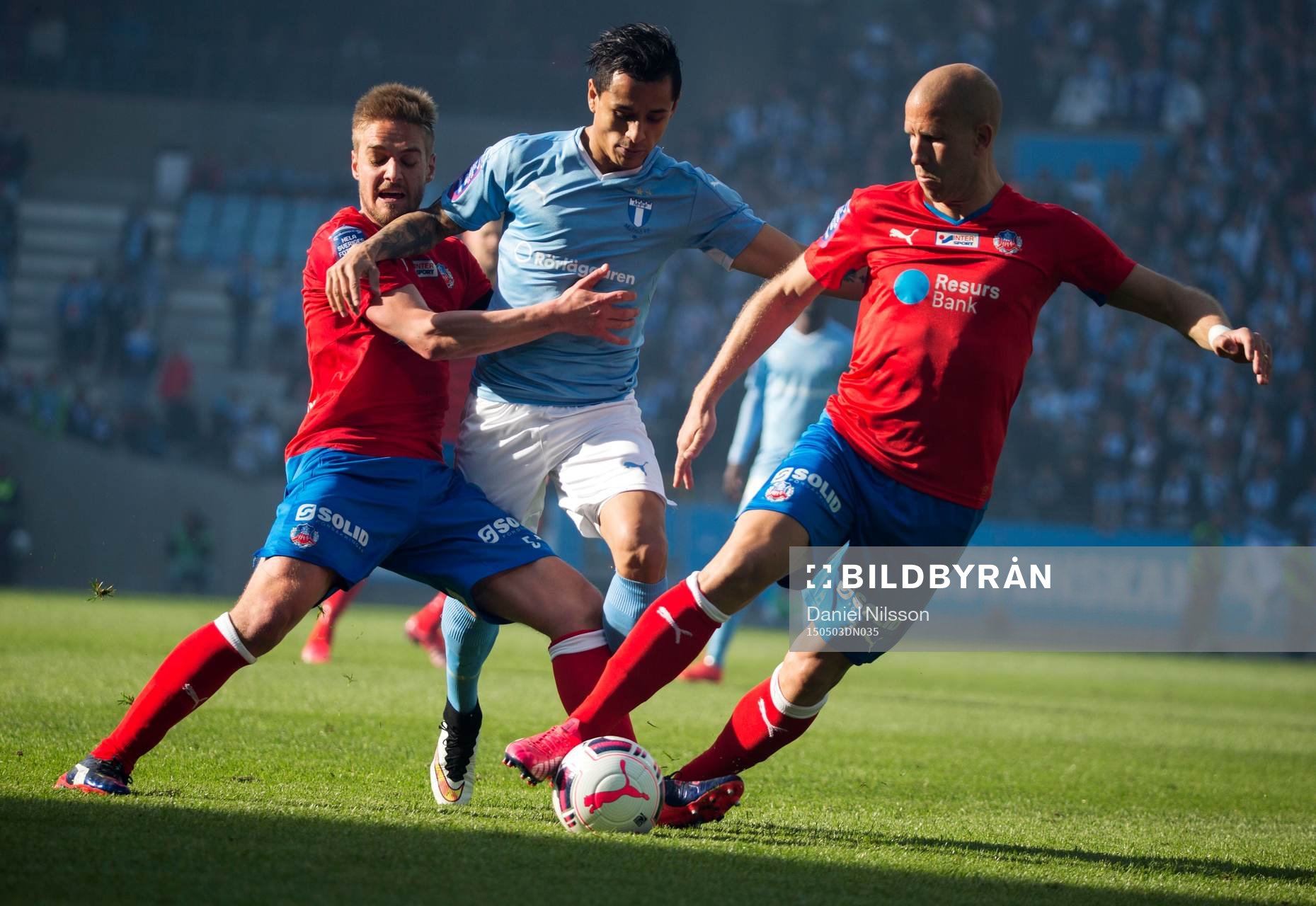 s Yoshimar Yotùn och Helsingborgs Johan Mårtensson och