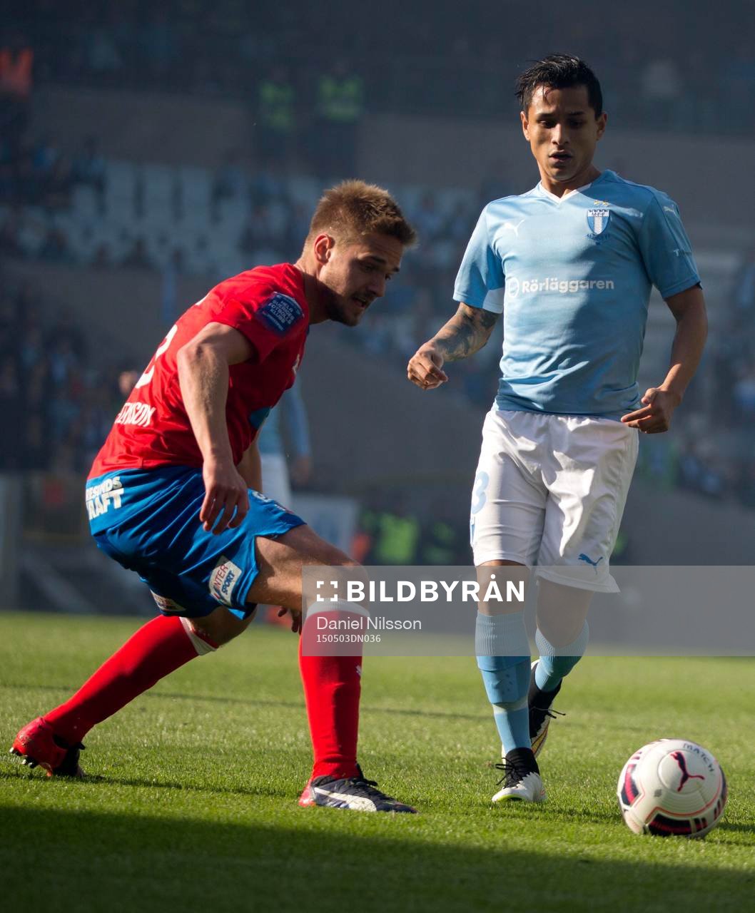 s Yoshimar Yotùn och Helsingborgs Johan Mårtensson