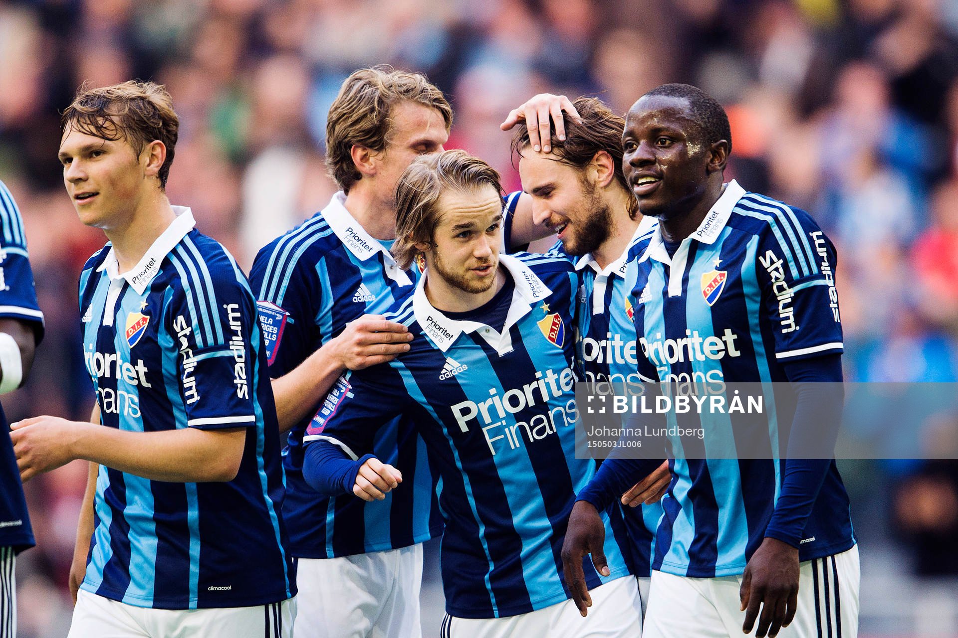 Djurgårdens Daniel Berntsen, Kevin Walker och Nyasha